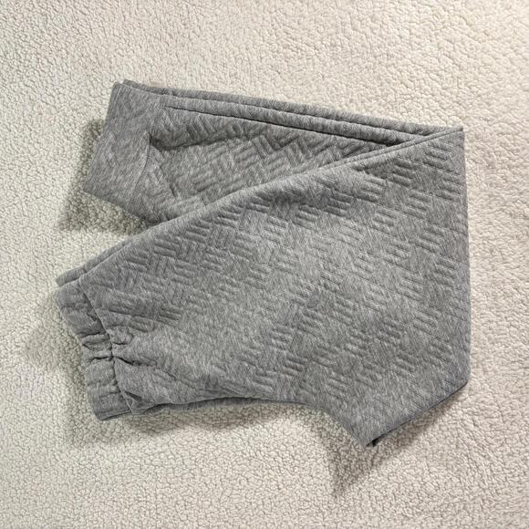 Nine West Women’s Active Quilted Joggers, Drawstring, Athleisure, Gray, Large - Picture 9 of 9